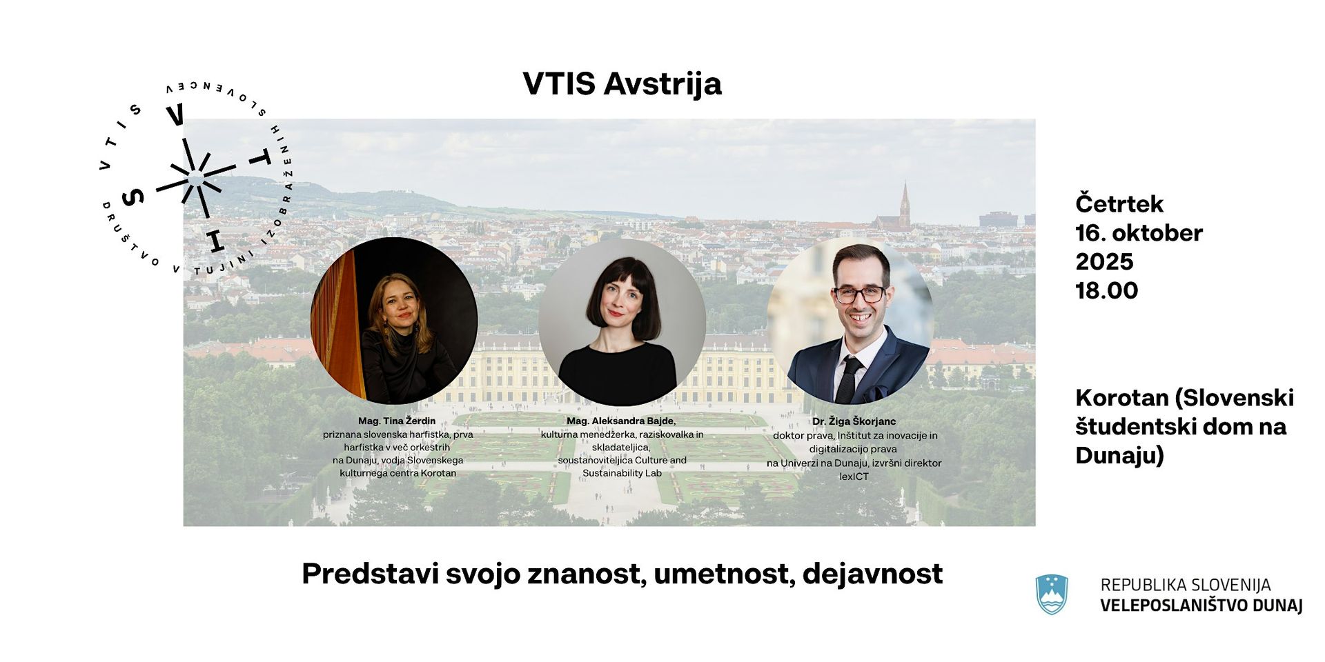 VTIS Avstrija: Predstavi svojo znanost, umetnost, dejavnost