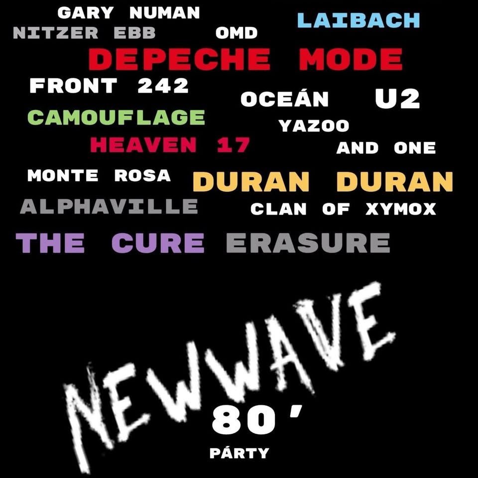 NEW WAVE 80'S párty