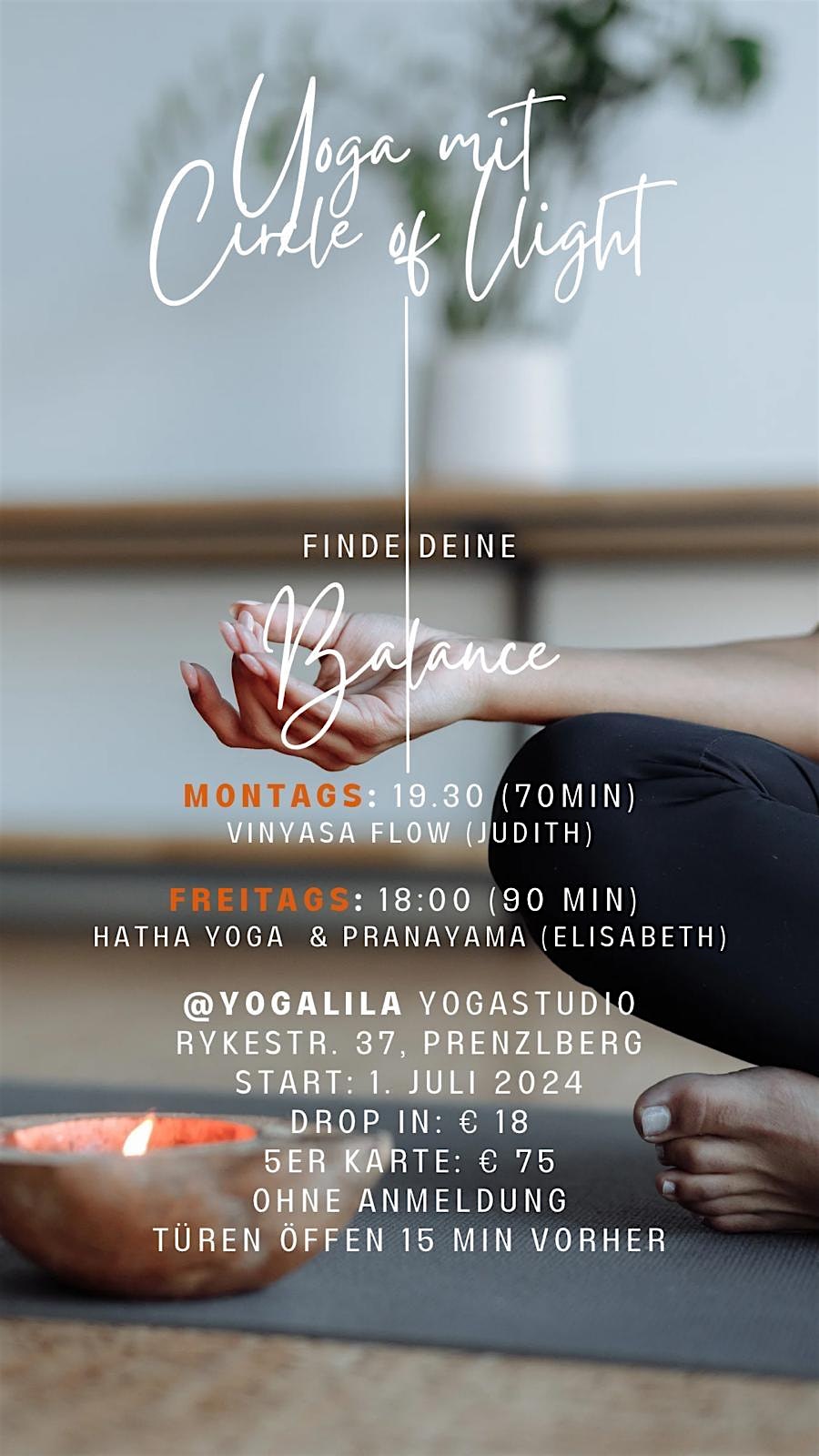 Yoga Klasse - Circle of Light