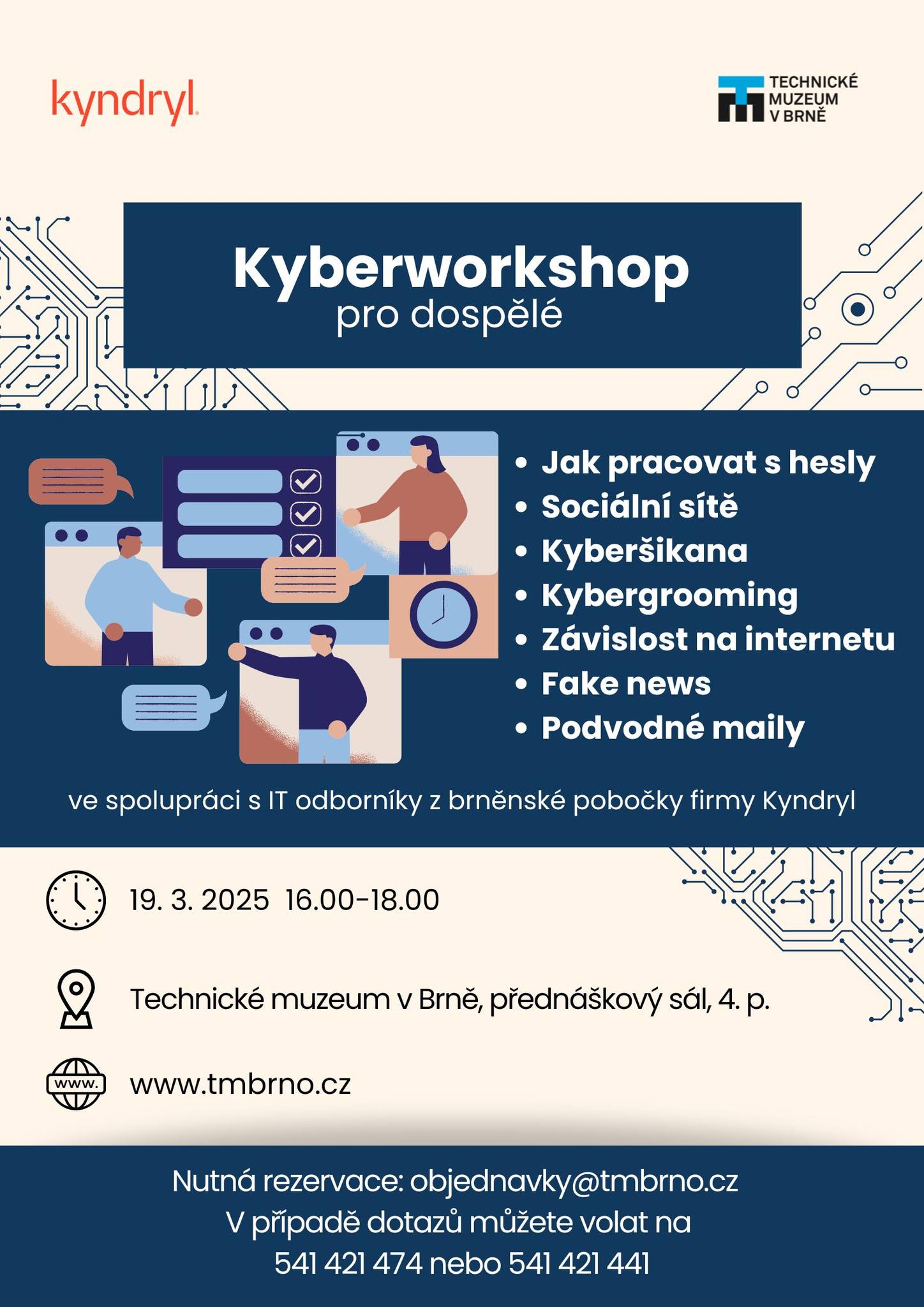 Kyberworkshop pro dospělé