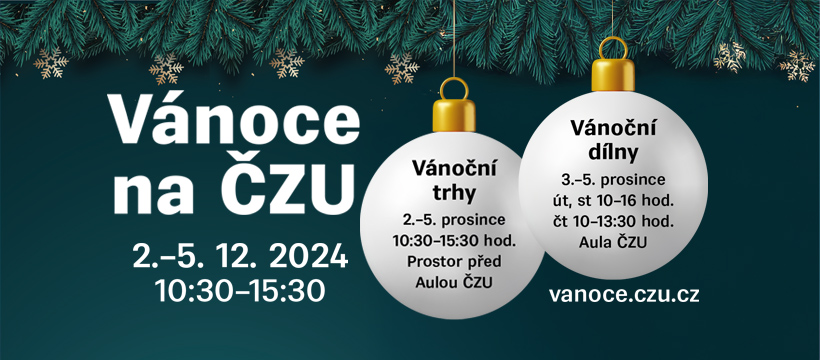 Vánoce na ČZU | Christmas at CZU