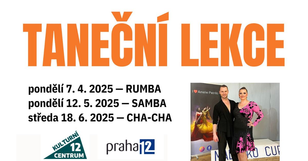 Taneční lekce na radnici Prahy 12