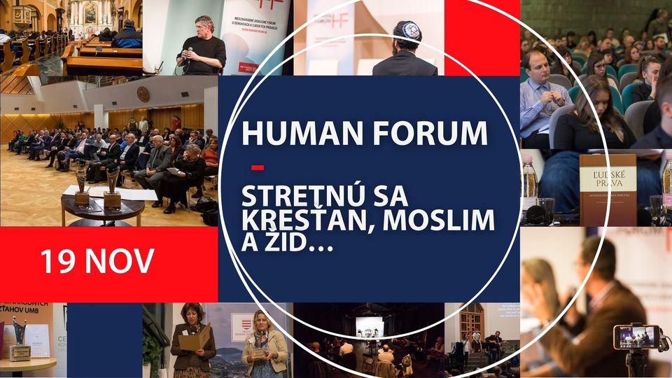 Stretnú sa kresťan, moslim a žid… – HUMAN FORUM 2024