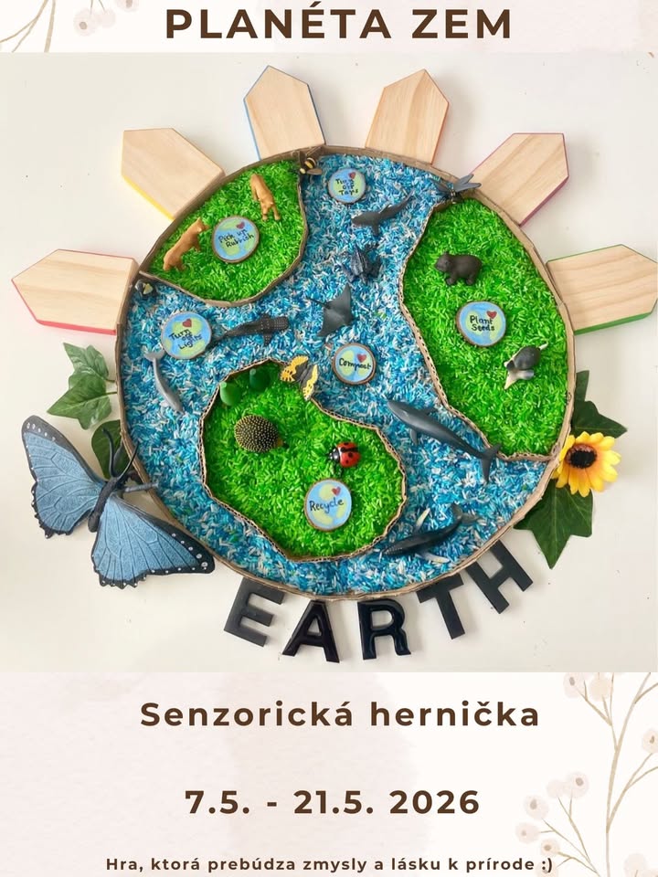 Senzorická hernička - Planéta Zem