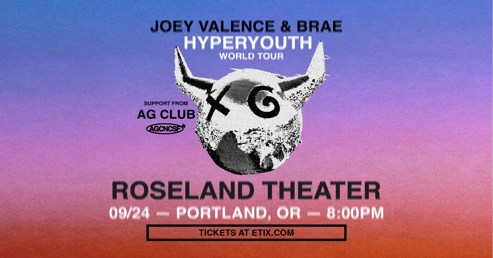 Joey Valence & Brae - HYPERYOUTH World Tour - Roseland Theater - Portland, OR