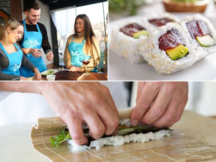 Sushi Making With Chef Sarah at a Local Brewery