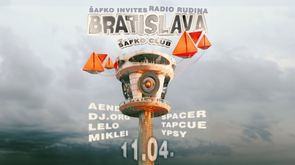 Šafko invites RADIO RUDINA | PIATOK 11.4. | ŠAFKO KLUB