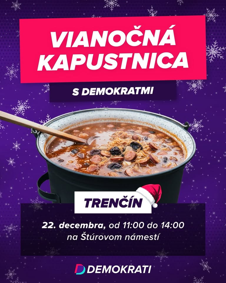 Vianočná kapustnica s Demokratmi