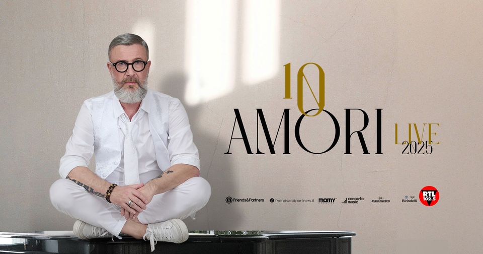 MARCO MASINI - 10 AMORI LIVE 2025 // Brussels