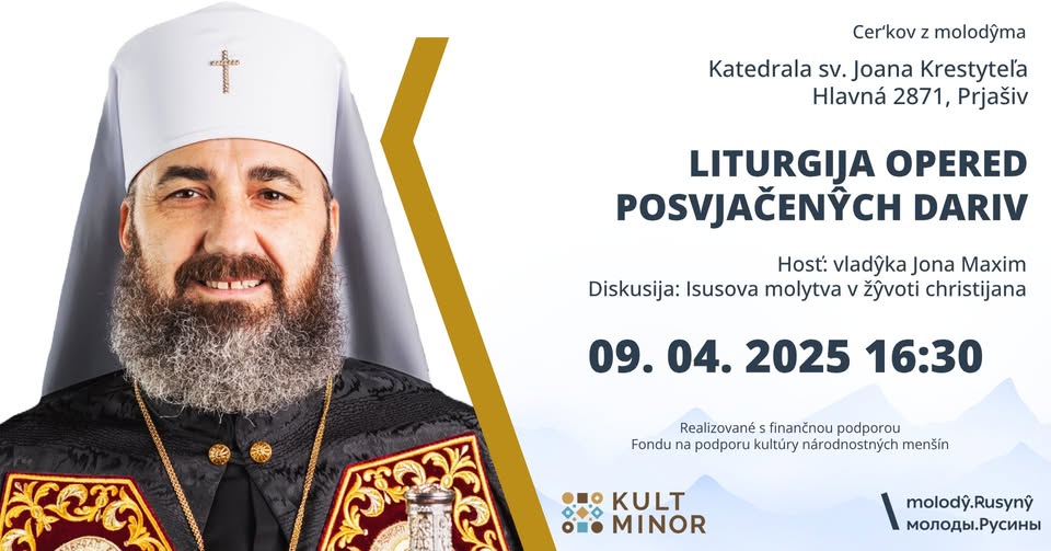 Liturgija opered posvjačenŷch dariv v Katedraľi Joana Krestyteľa v Prjašovi