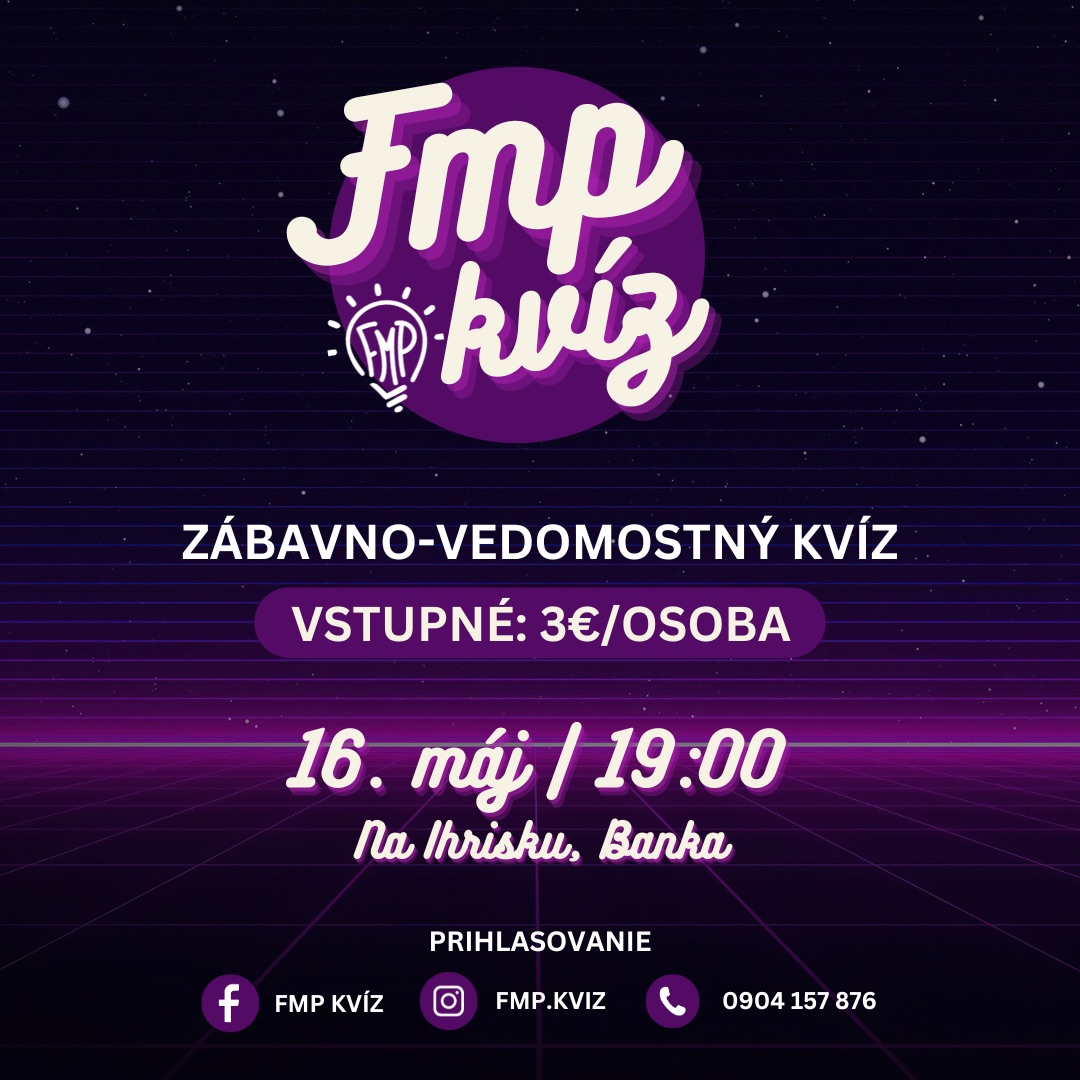 FMP Kvíz | Na Ihrisku, Banka 🍻