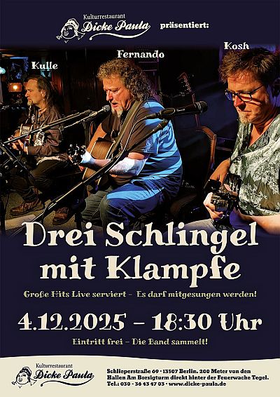 Drei Schlingel mit Klampfe - Große Hits live serviert
