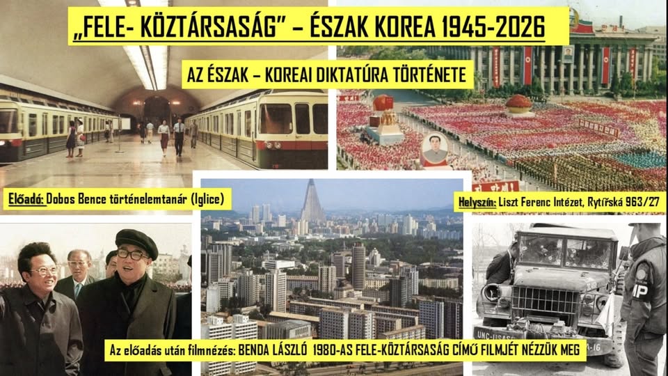 FORMABONTÓ TÖRIÓRA ÉSZAK-KOREÁRÓL - FELNŐTTEKNEK IS - ČASOSTROJ