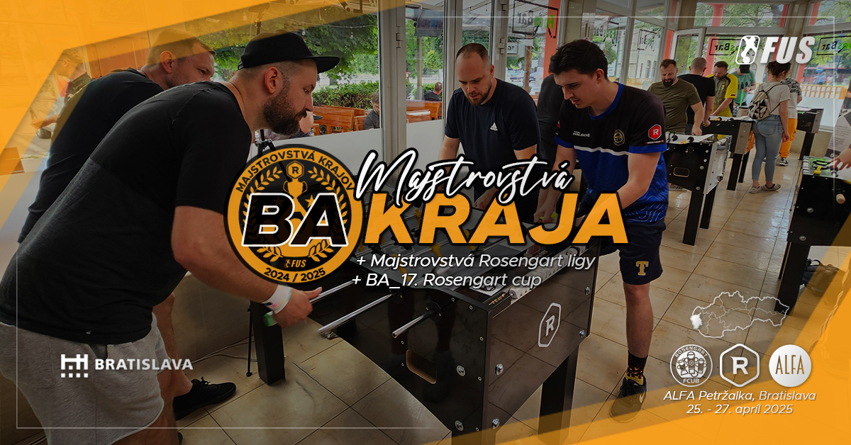 FUS Majstrovstvá Bratislavského kraja 24/25 +MSR Rosengart ligy! 🧡🏆🇸🇰
