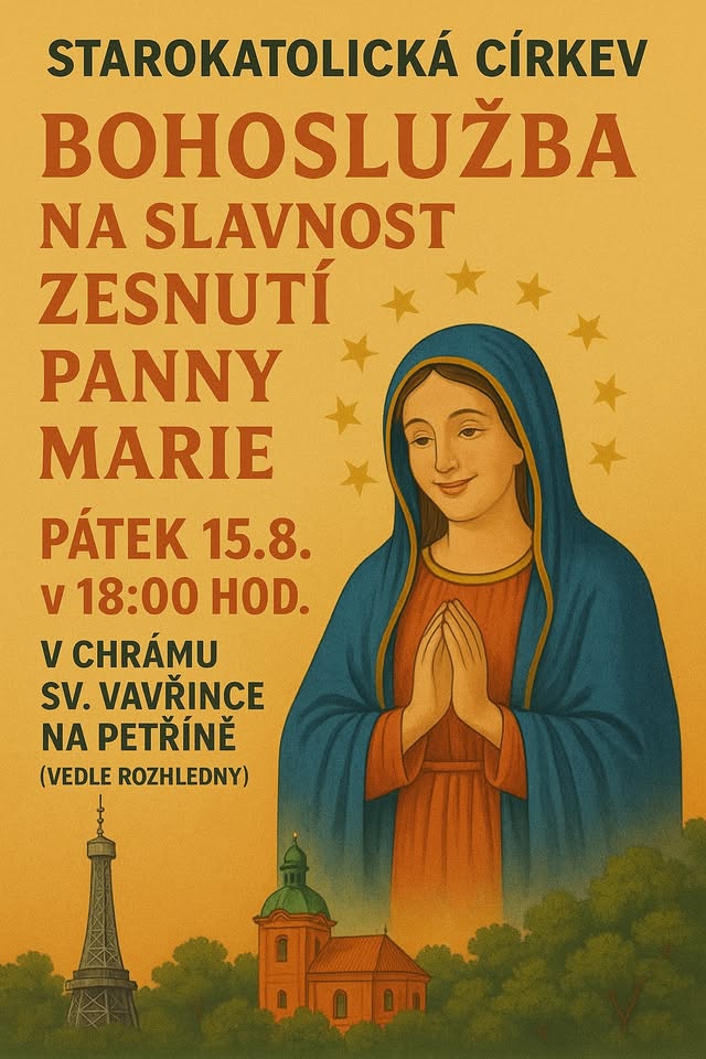 Bohoslužba na Slavnost Zesnutí Panny Marie