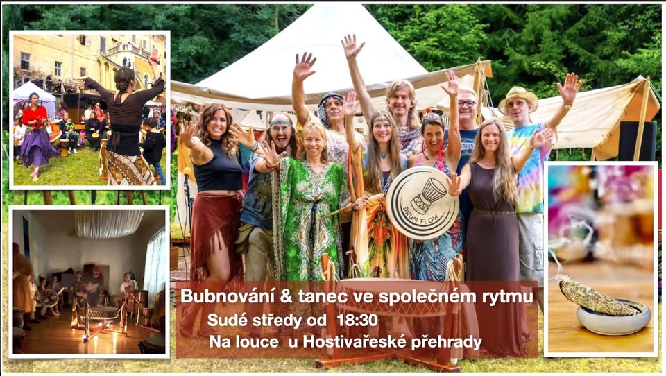 Bubny & tance ve společném rytmu na Hostivaři