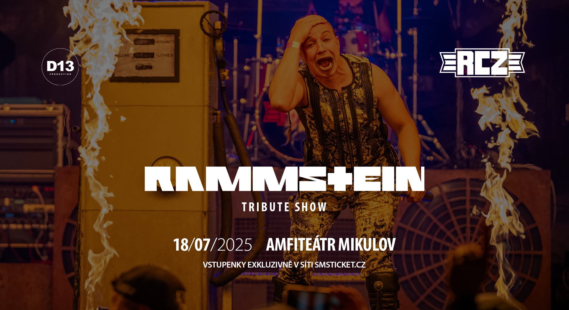 Rammstein Tribute (Open Air Show) → Amfiteátr Mikulov → 18.7.2025