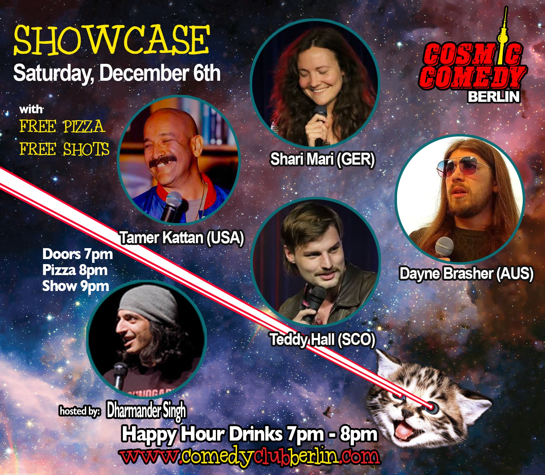 Cosmic Comedy Berlin SHOWCASE SATURDAY