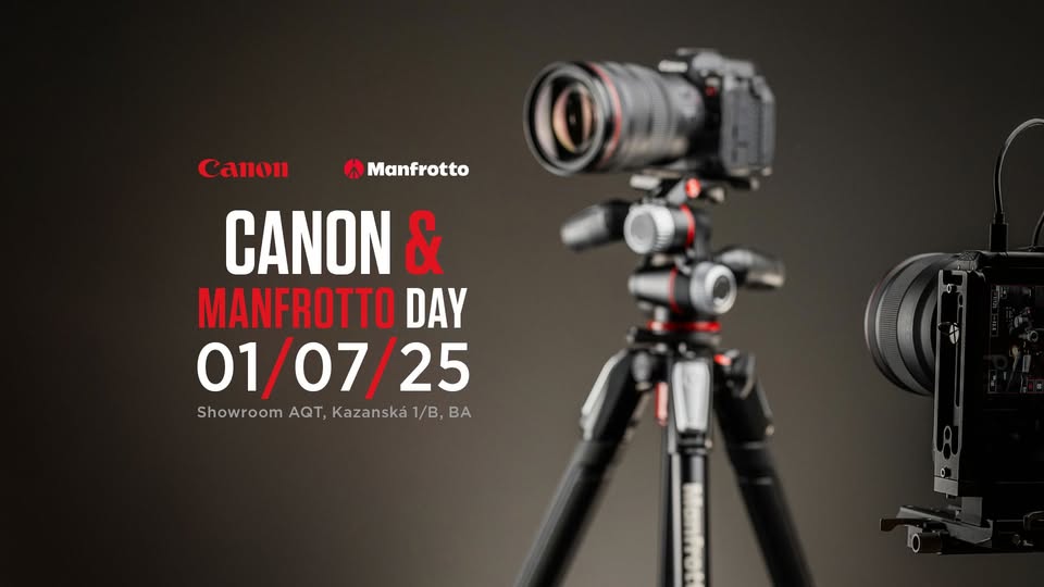 Canon & Manfrotto v AQT - Foť, testuj, pýtaj sa!