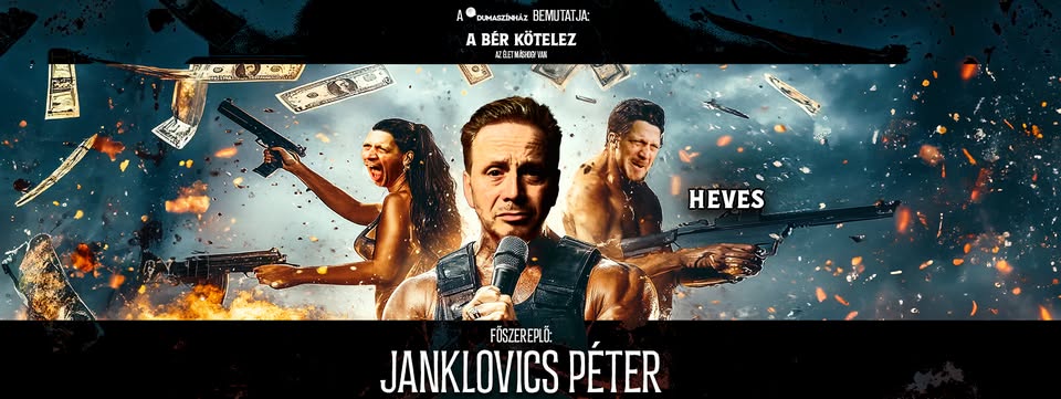 Janklovics Péter önálló estje Hevesen!