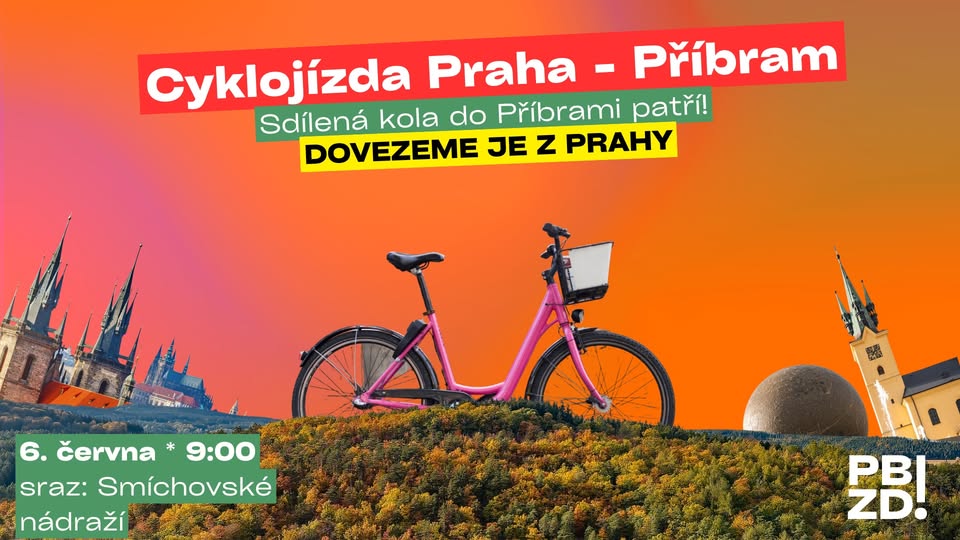 Na re-kolech z Prahy do Příbrami!