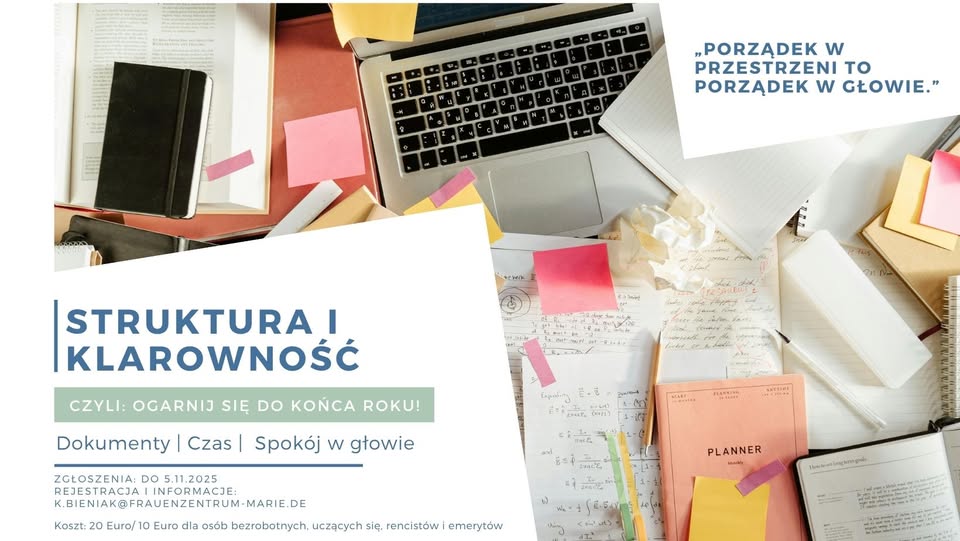 przesunięte na styczeń 2026:struktura i klarowność, czyli ogarnij się...