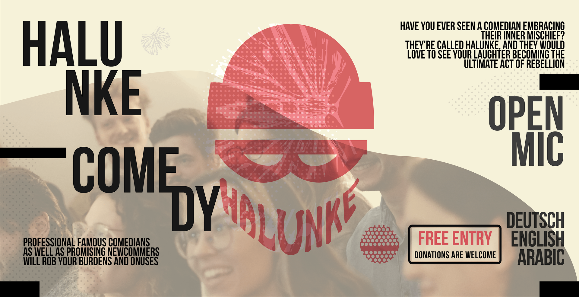 Halunke comedy's night - Open mic #67 (English)