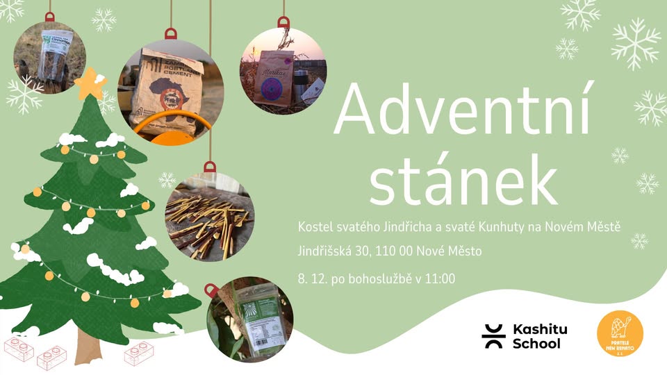 Adventní stánek na Novém Městě