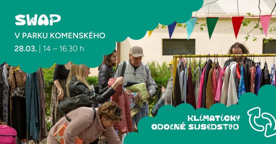 SWAP V PARKU KOMENSKÉHO - šaty/bytový textil/domácnosť
