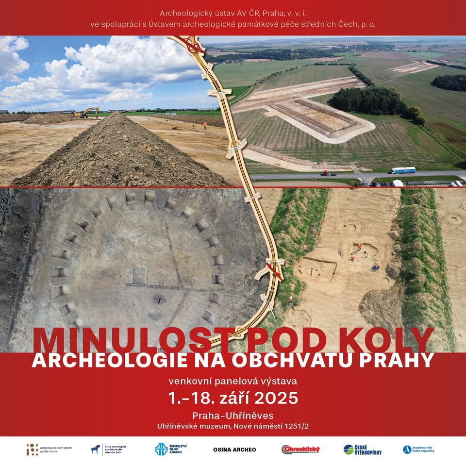 MINULOST POD KOLY - ARCHEOLOGIE NA OBCHVATU PRAHY - venkovní panelová výstava