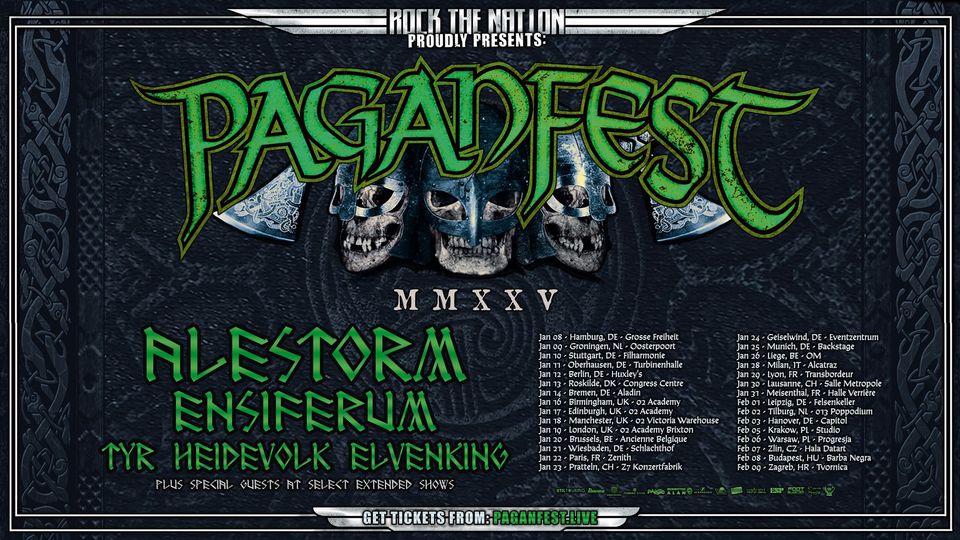 Paganfest MMXXV Stuttgart - Alestorm, Ensiferum, Týr, Heidevolk, Elvenking
