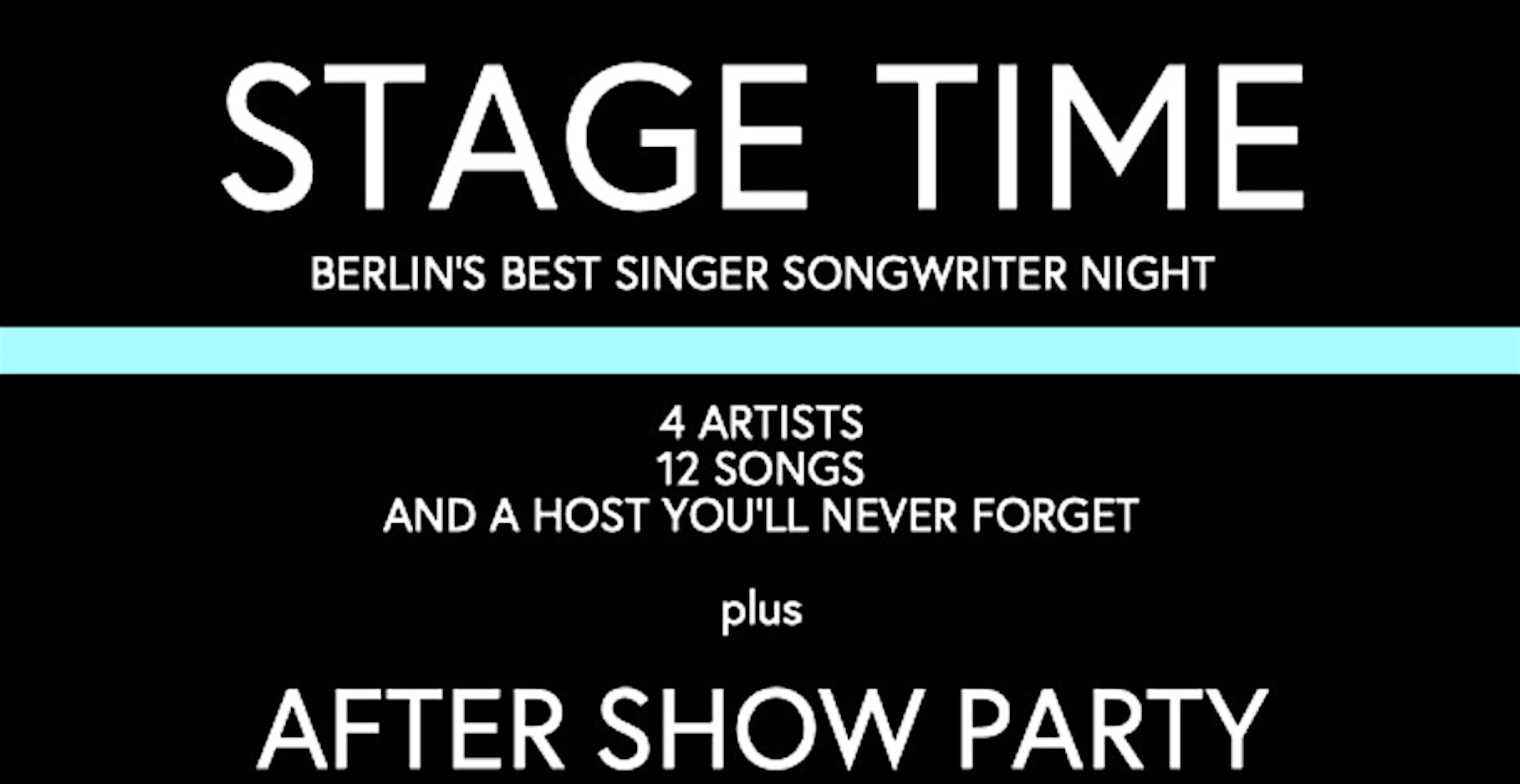 STAGE TIME berlin's best singer songwriter night CHRISTMAS SPECIAL