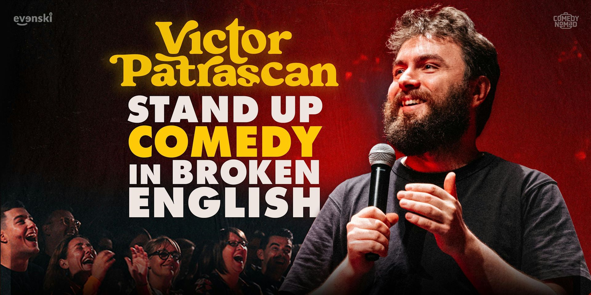 Stand up Comedy in broken English • Victor Patrascan in Berlin