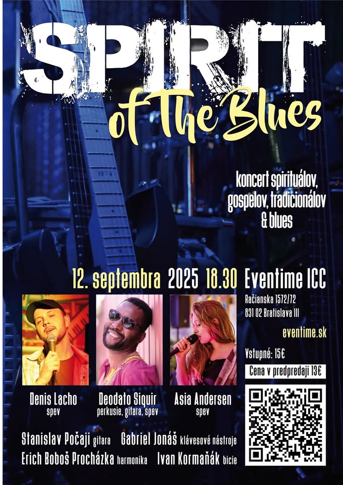 SPIRIT OF THE BLUES - koncert spirituálov, gospelov, tradicionálov a blues