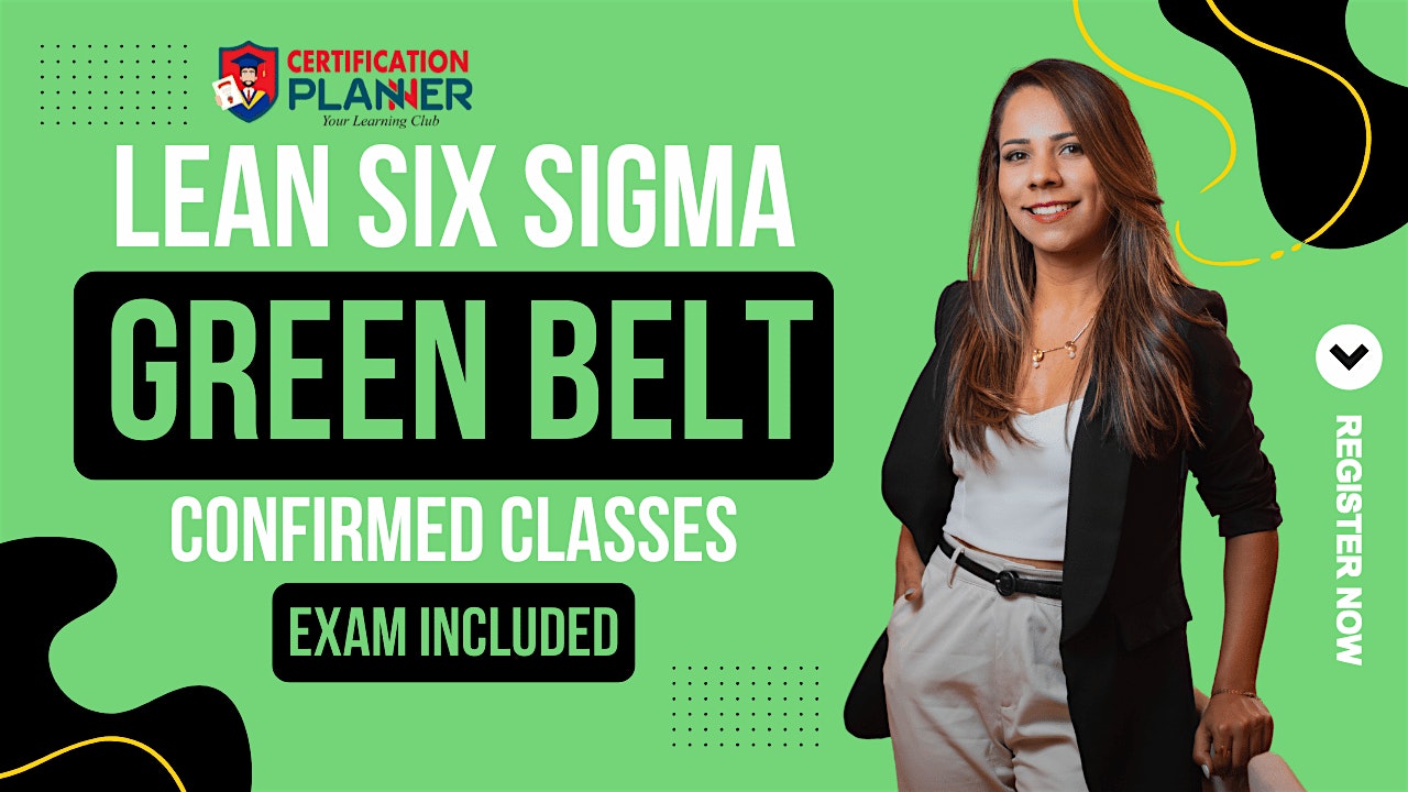 Lean Six Sigma Green Belt Confirmed Portland In-person Training