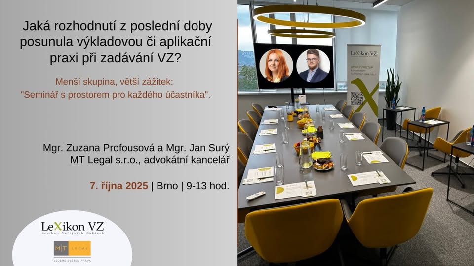 Jaká rozhodnutí z poslední doby posunula výkladovou či aplikační praxi při zadávání VZ?
