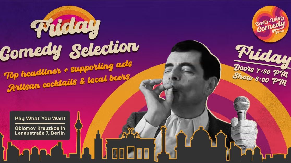 English stand-up: Friday Comedy Selection w. TBA 16.01.26