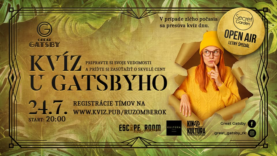 Kvíz u Gatsbyho