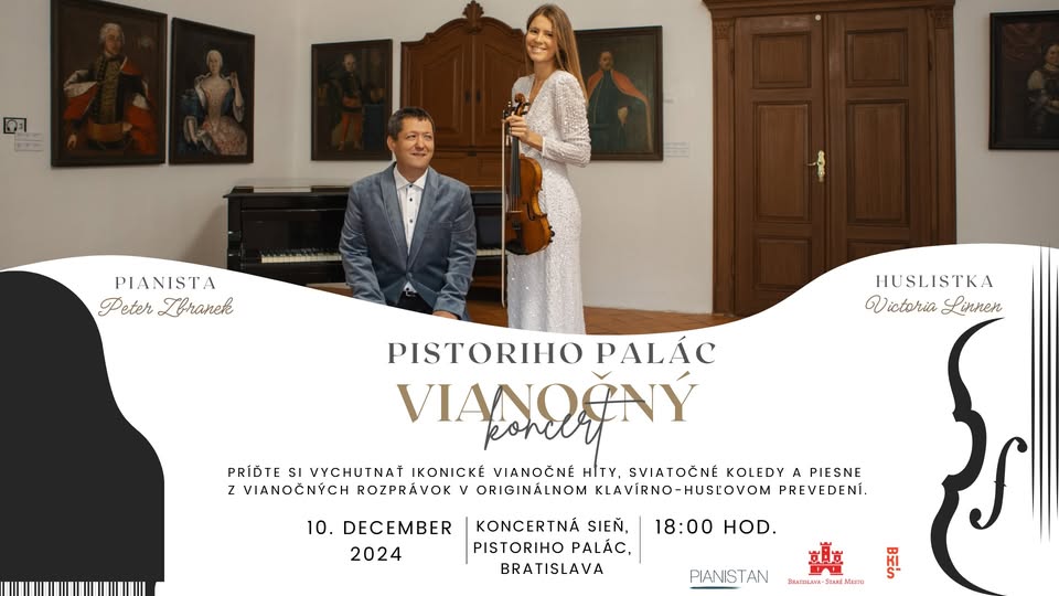 Victoria Linnen a Peter Zbranek: Vianočný koncert Bratislava, Pistoriho palác (pridaný koncert)