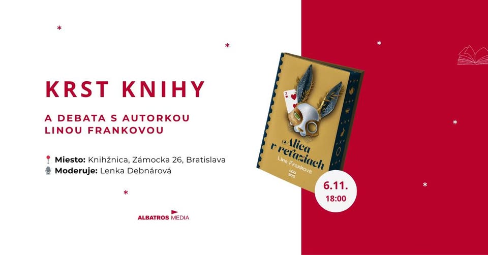 ♠️ Krst knihy: Alica v reťaziach