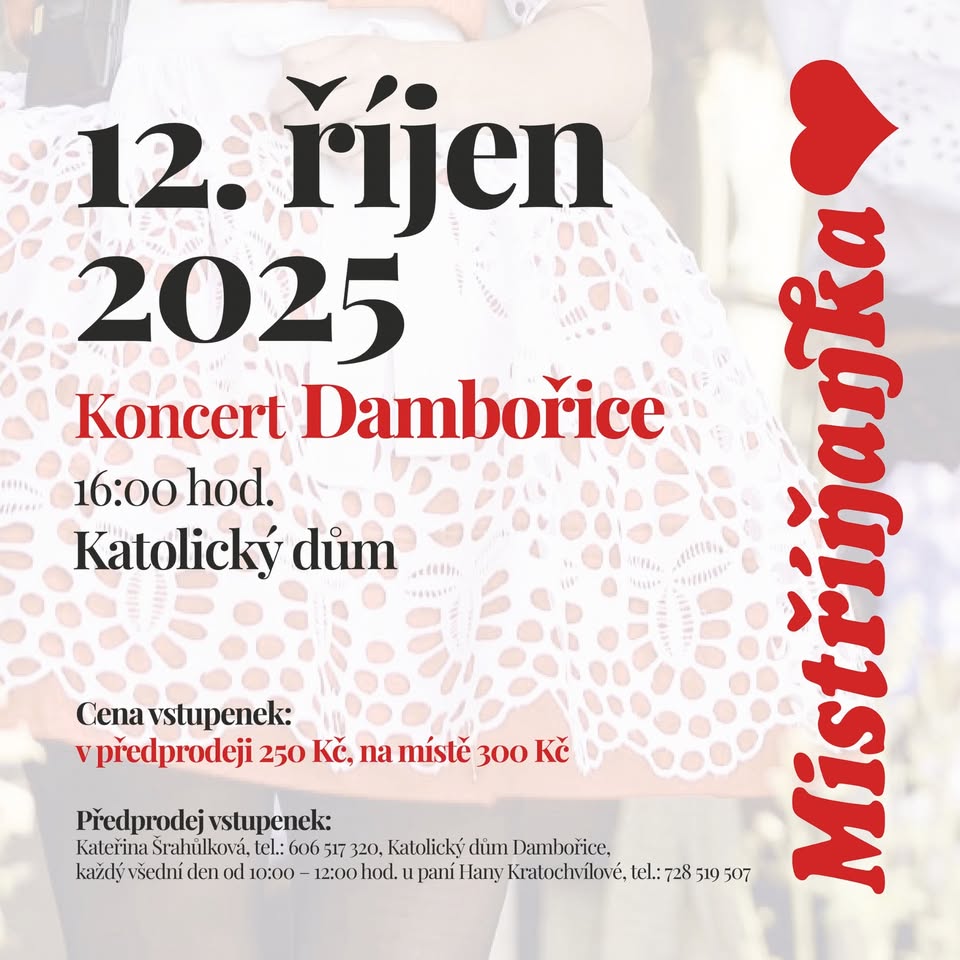 MISTŘÍŇANKA - KONCERT DAMBOŘICE