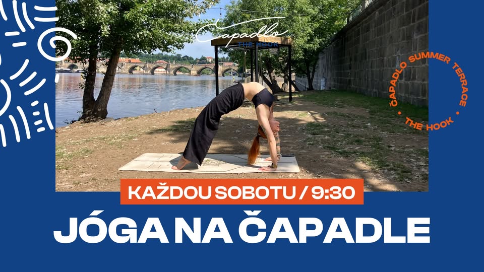 Jóga v centru Prahy s výhledem na Vltavu | Čapadlo