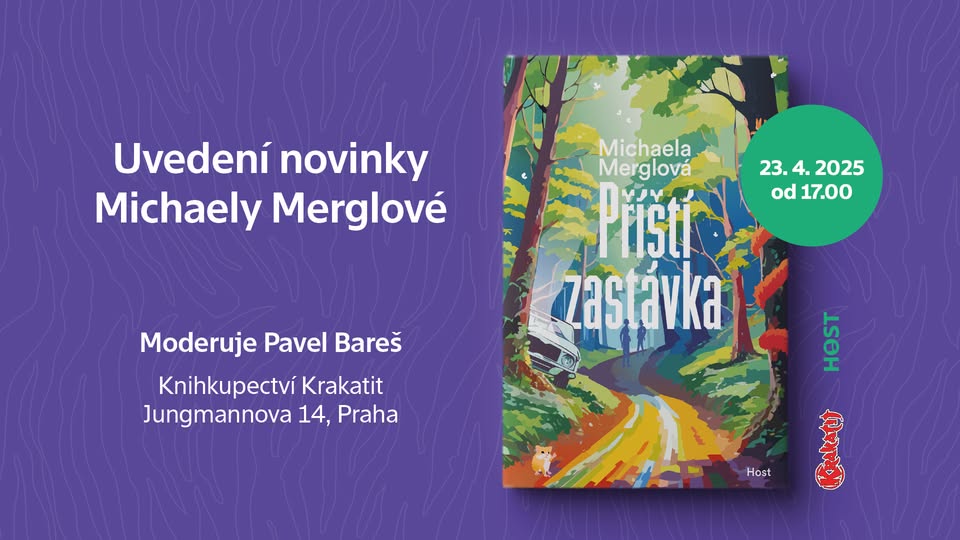 Uvedení knihy Příští zastávka Michaely Merglové