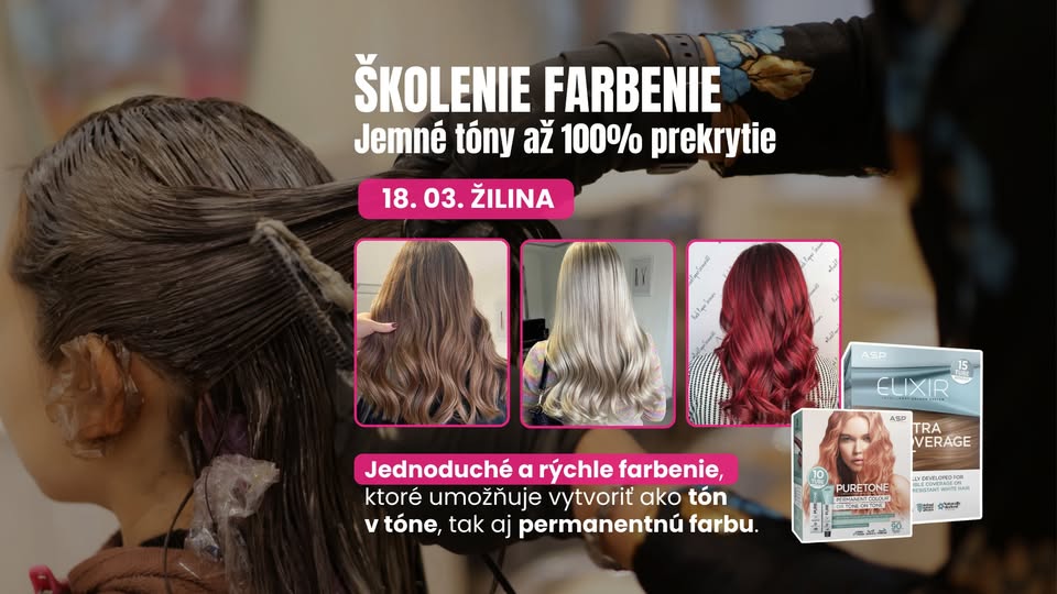 Školenie - Farbenie vlasov efektne s TOP výsledkami