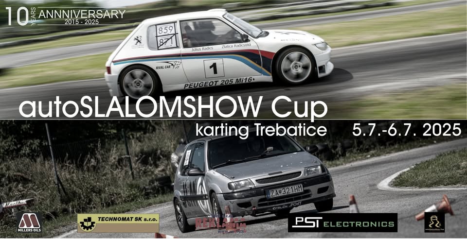VI.+VII. autoSLALOMSHOW Cup 2025 - Trebatice