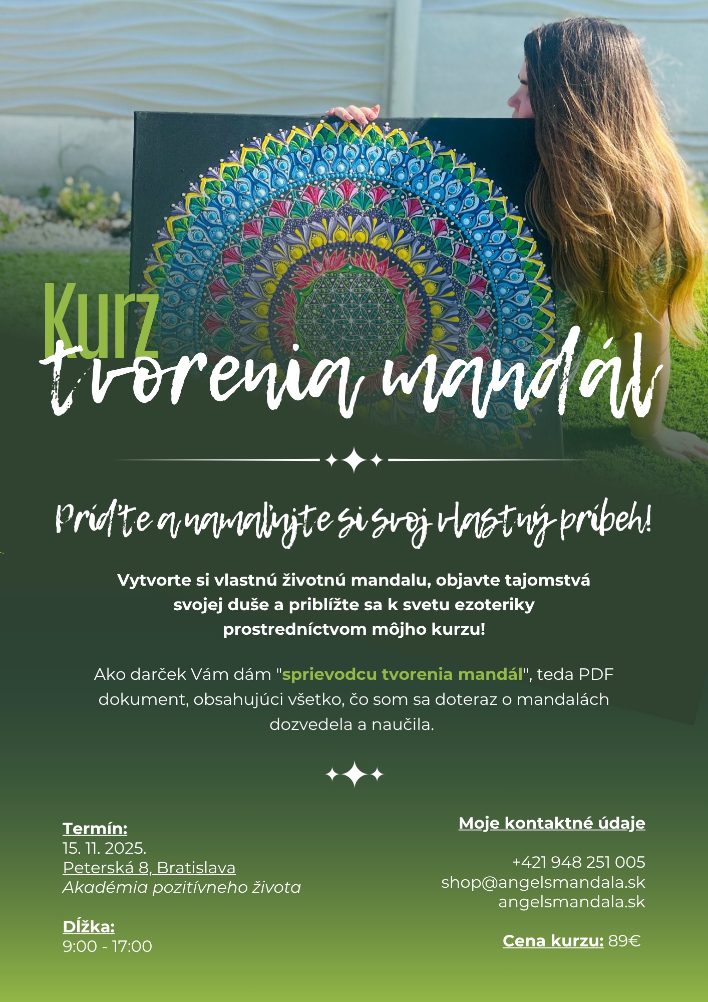 Kurz tvorenia mandál   Príďte namaľovať svoj vlastný príbeh!