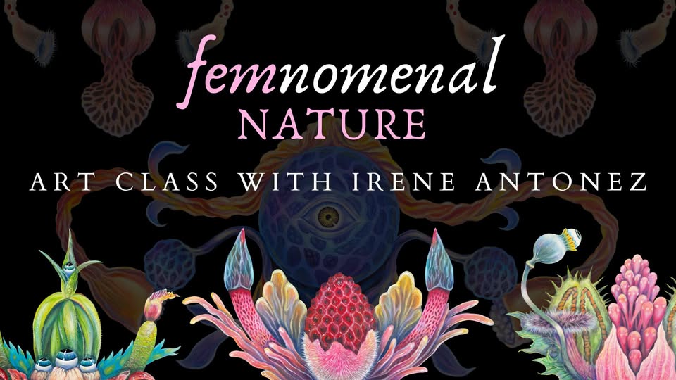 Painting Feminine in Nature with artist Irene Antonez