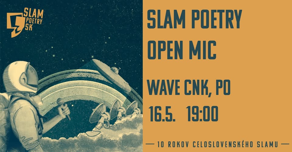 Slam poetry open mic Prešov