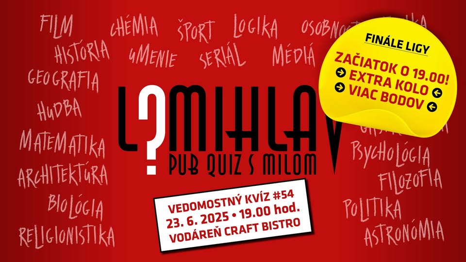 Vedomostný kvíz LOMIHLAV #54