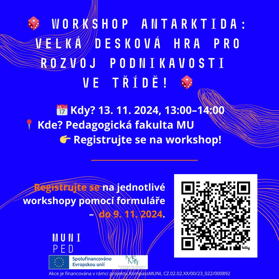 Workshop ANTARKTIDA (v rámci Dne podnikavosti na PdF MUNI)